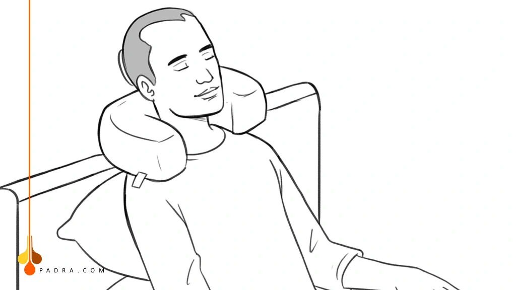 النوم بعد زراعة الشعر