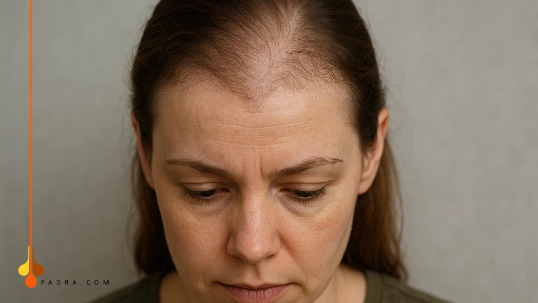 widow's peak hairline in women