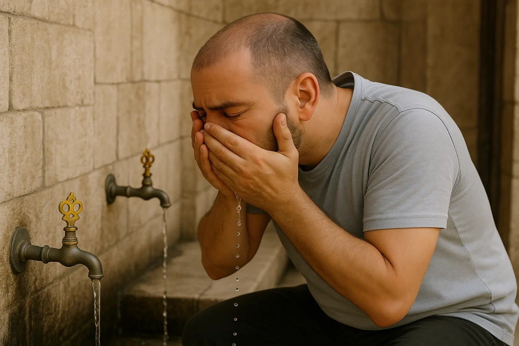 ablution after hair transplant