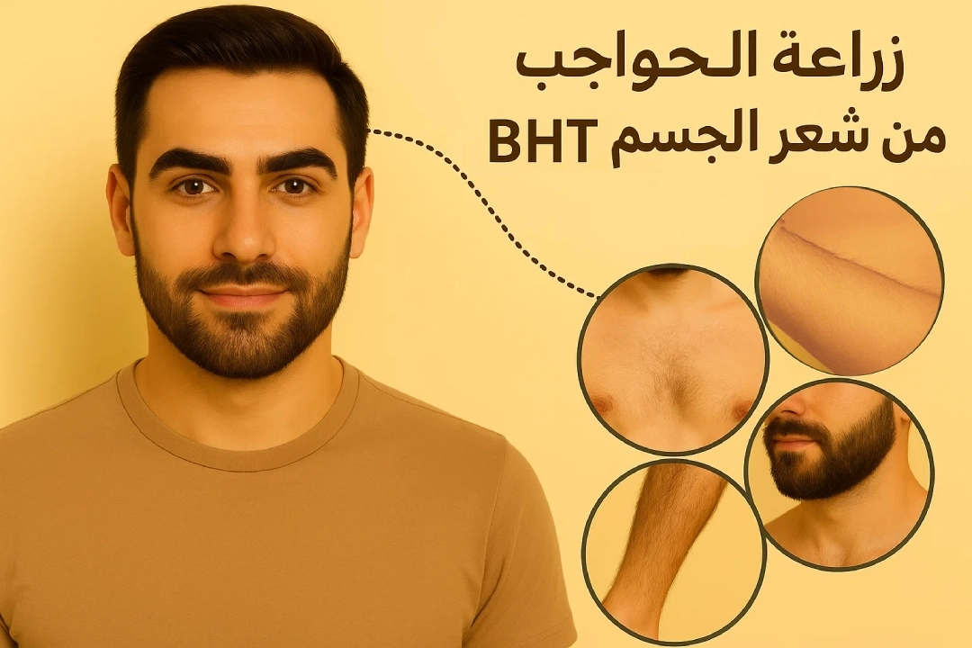 eyebrow transplant bht body hair