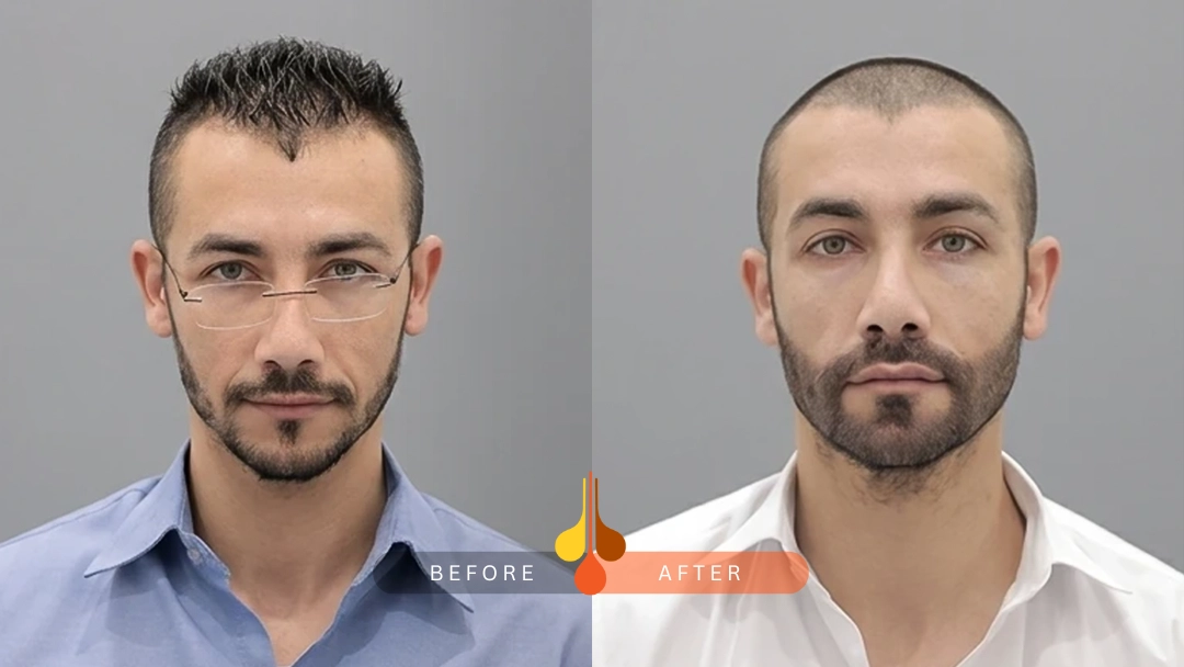 beard transplant Dubai before and after4